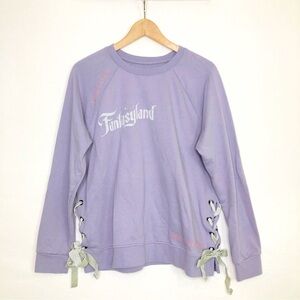 Disney parks, lavender fantasyland sweatshirt